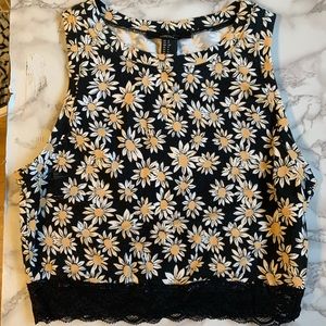 Sunflower crop top